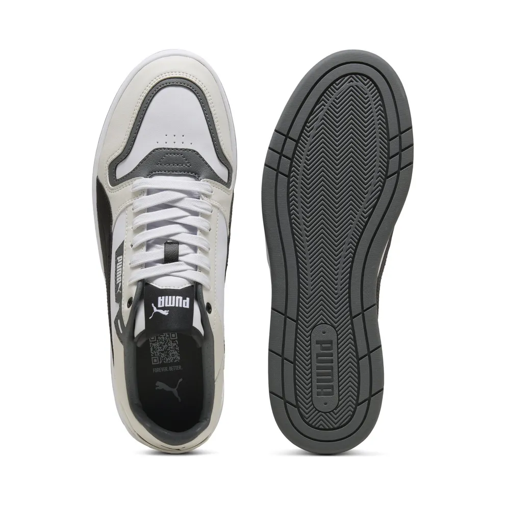 Puma Court Classic Street “Puma White / Puma Black / Vapor Gray” (400196_14)