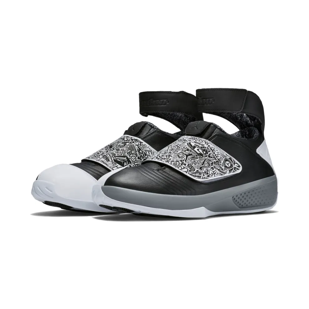 Jordan 20 Retro Playoff Black/White-Cool Grey (310455-003)