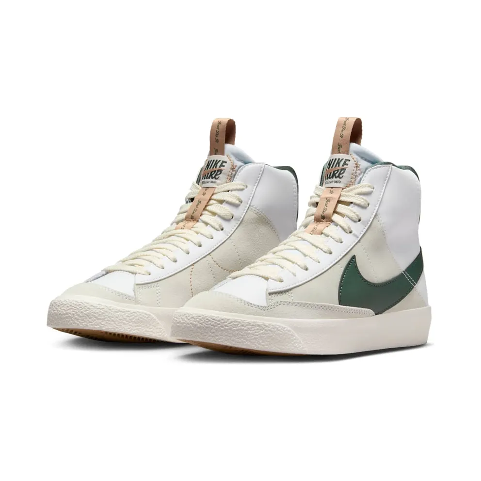 Nike Blazer Mid ’77 SE White Pale Ivory Hemp Vintage Green (FZ0999-100)