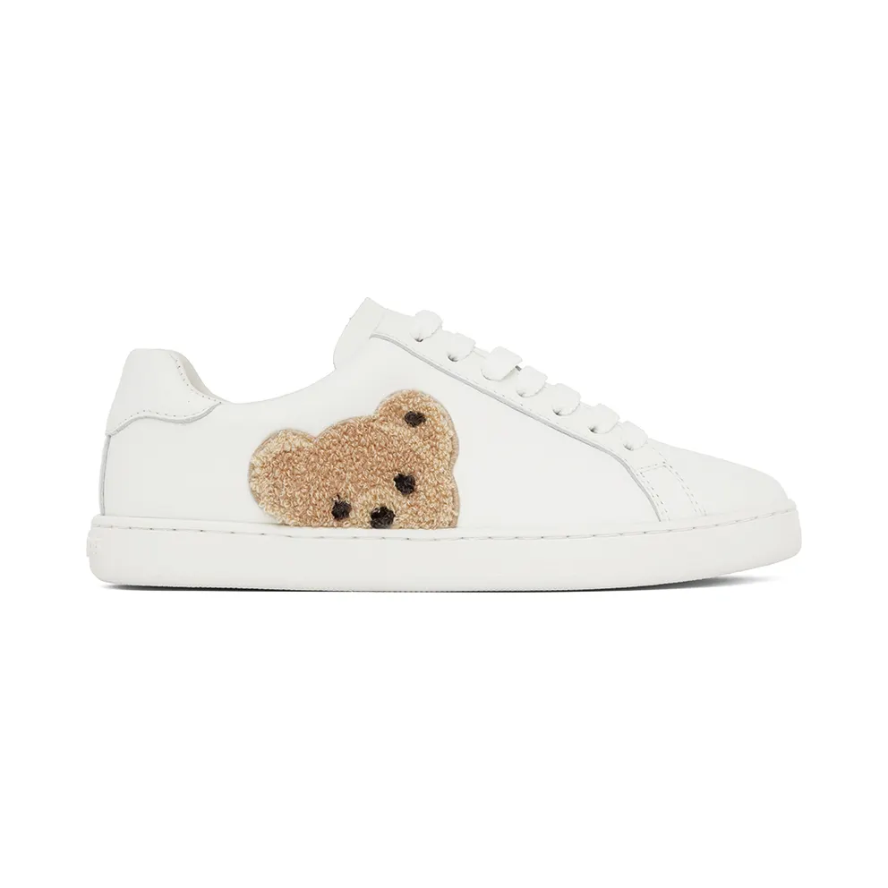 Palm Angels White New Teddy Bear Sneakers (PWIA036C99LEA0010160)