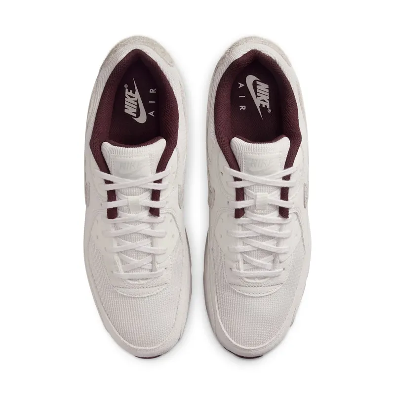 Nike Air Max 90 PRM “Burgundy Crush” (phantom / phantom / light bone) – HQ1712-001