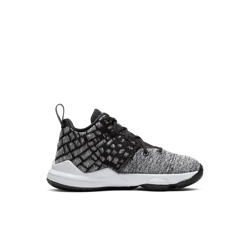 Nike LeBron 17 Black White (PS) Black/Black-White (BQ5595-002)