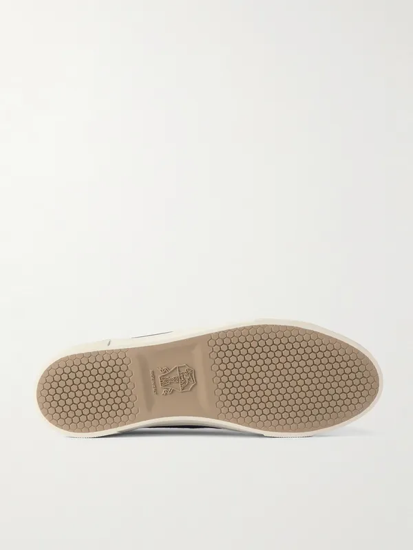 Brunello Cucinelli Vulky Suede Sneakers Navy (MZUCHHP330) (3)