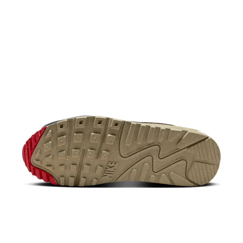 Nike Air Max 90 Phantom Black Fire Red Light British Tan (DH8010-005)