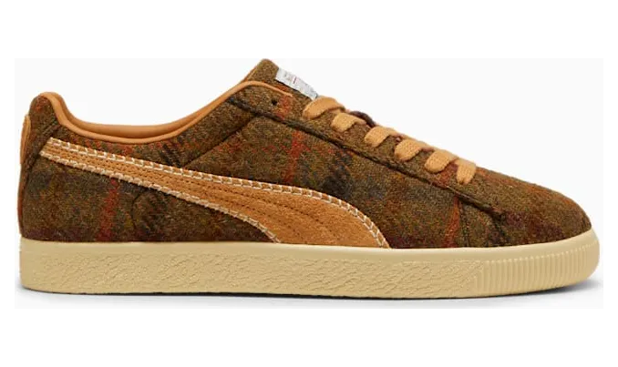 Puma Clyde Harris Tweed Chamomile Caramel Latte (398512-02)