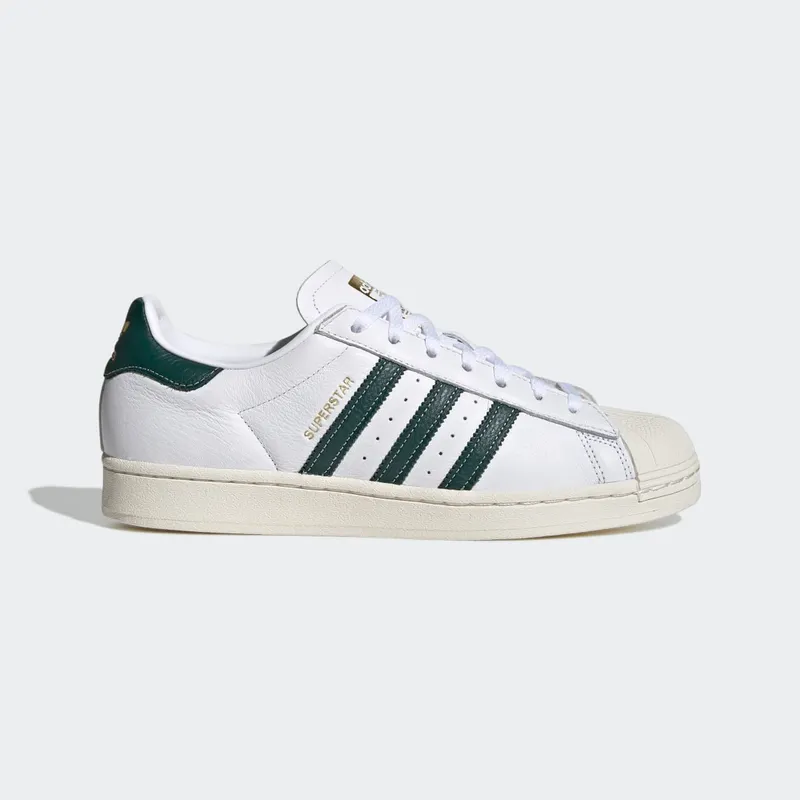 Adidas Superstar Cloud White / Collegiate Green / Gold Foil (GZ1604)