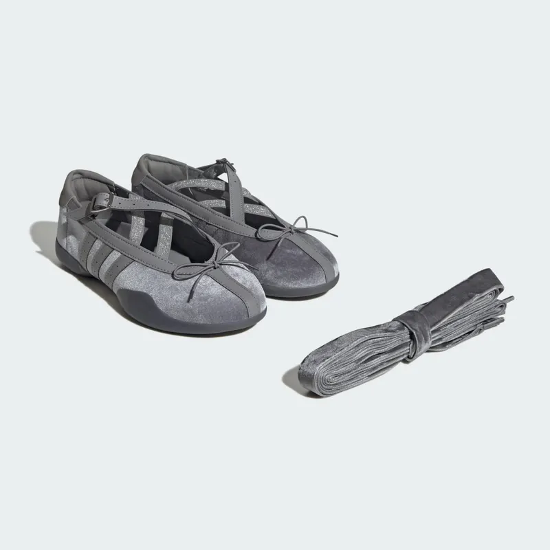 adidas Taekwondo Mei Ballet Grey Velour (JR4487)