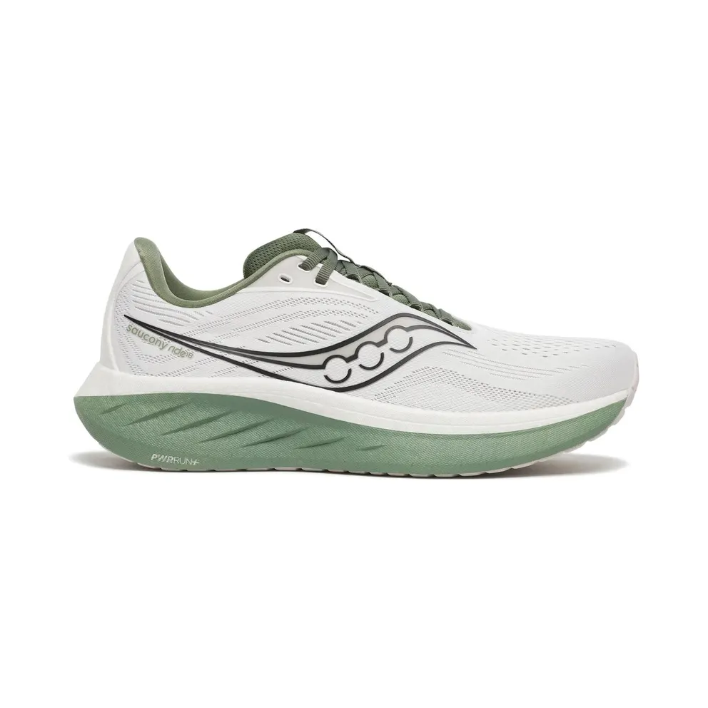 Saucony Ride 18 White Olivine (S21000-138)