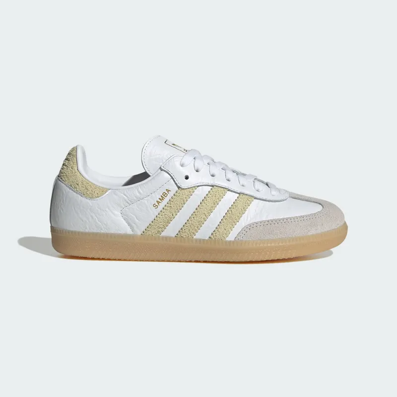 Adidas SAMBA OG Cloud White / Dual Yellow / Gum (LA0972)