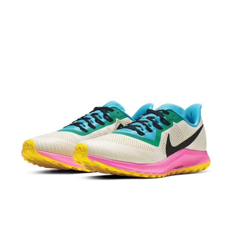 Nike Air Zoom Pegasus 36 Trail Light Orewood Brown Pink Blast Blue Lagoon Light Orewood Brown/Pink Blast-Blue Lagoon-Black (AR5677-101)