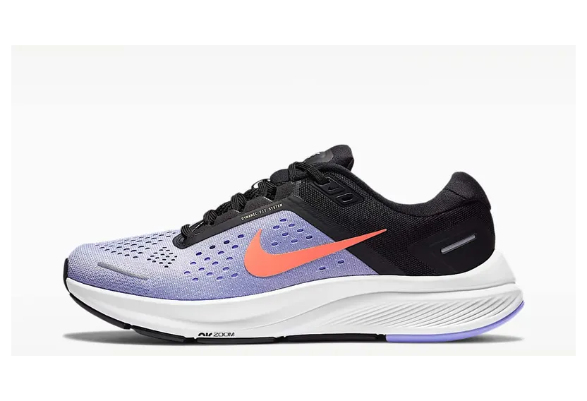 Nike Air Zoom Structure 23 ‘Indigo Haze’ “Indigo Haze / Black / Purple Pulse / Bright Mango” (CZ6721-500)