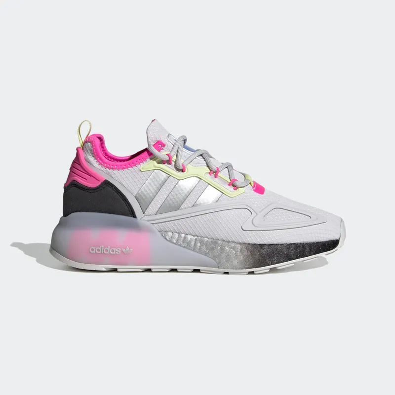 adidas ZX 2K Boost Dash Grey / Silver Metallic / Yellow Tint (FY5695)