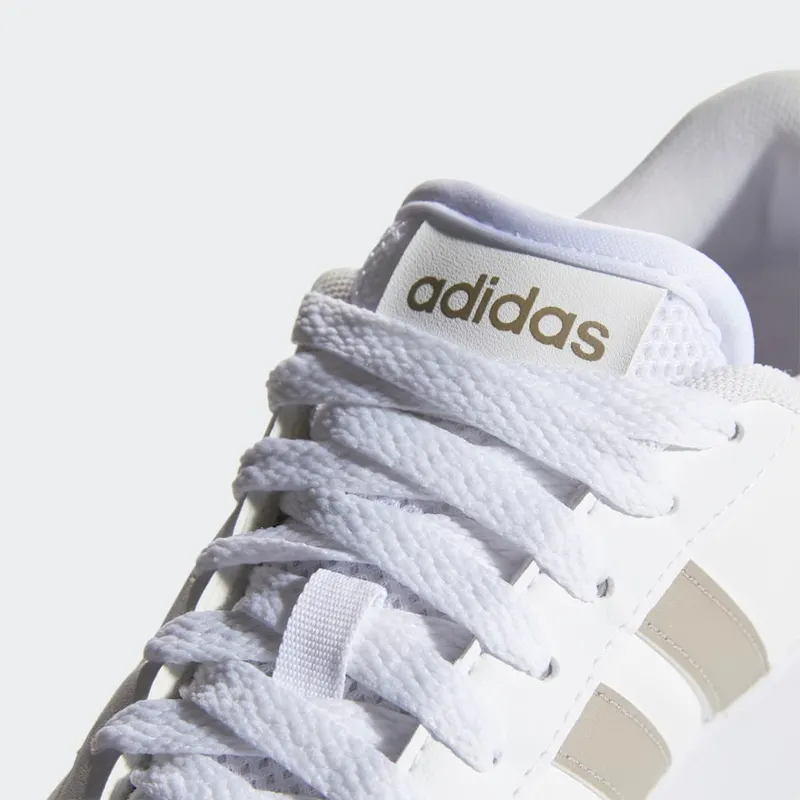 Adidas Court Bold Cloud White / Platinum Metallic / Cloud White (FX3489)