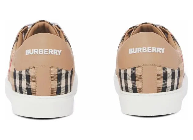 Burberry Check and Leather “Neutrals/Black” (8049777 LF TRN NEW A7026) (3)