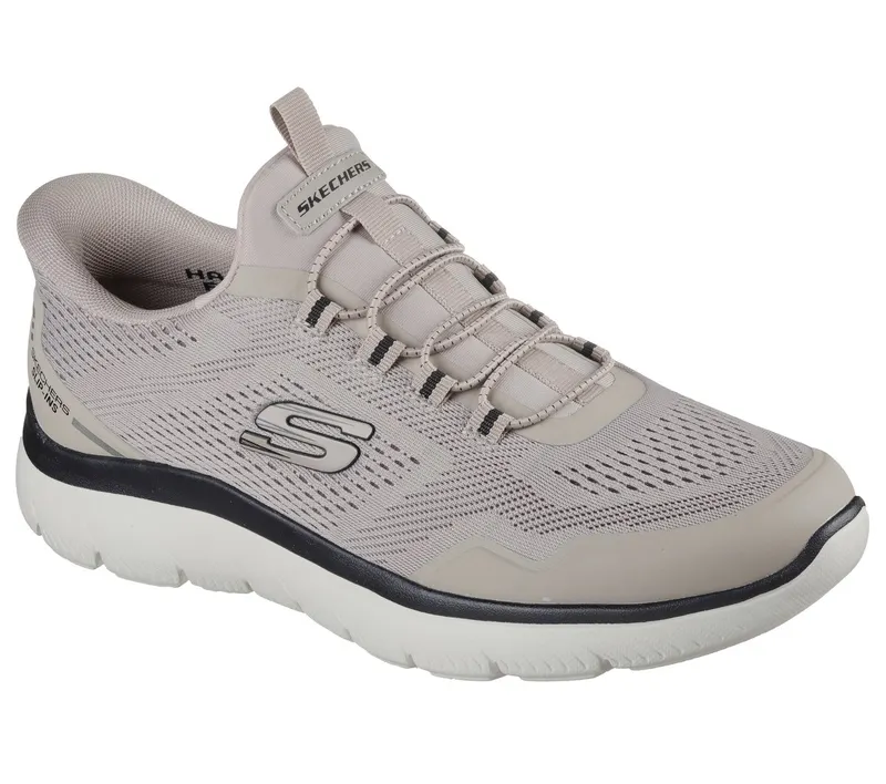 Skechers Slip-ins: Summits – Top Rate Sneaker Taupe/Black