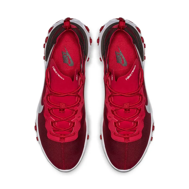 Nike React Element 55 Gym Red Gym Red/Wolf Grey-White-Black (BQ6166-601)