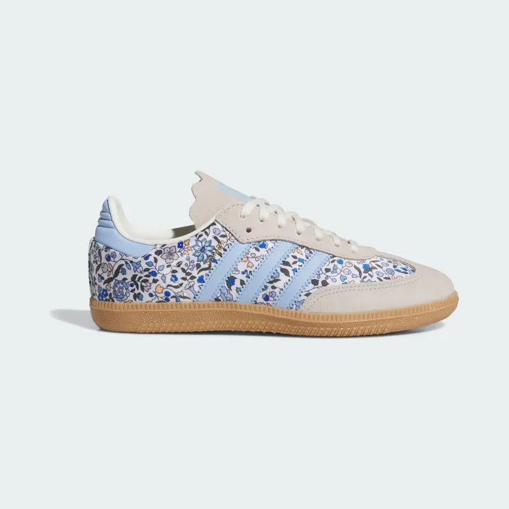 Adidas Samba OG x Liberty London Kids Blue / Off White / Gum (JP8080)