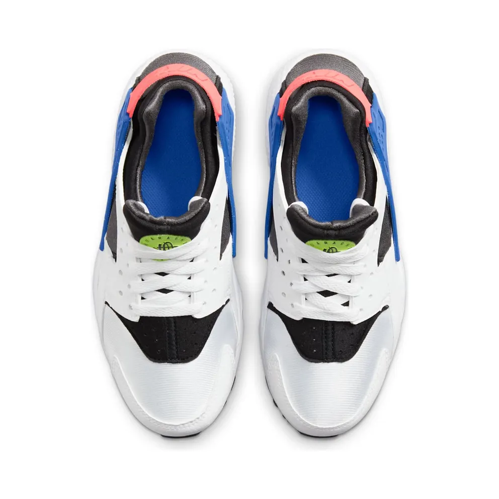 Nike Air Huarache Run White Racer Blue Bright Crimson (DQ0975-100)
