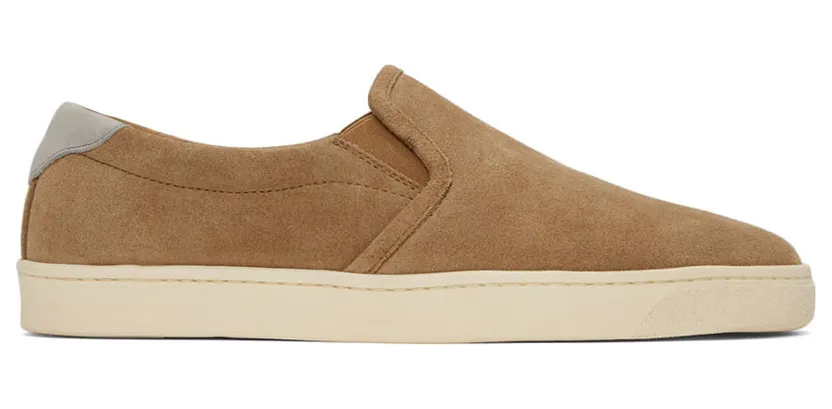 Brunello Cucinelli Brown Hybrid Slip-On Sneakers (MZUCTEN269)