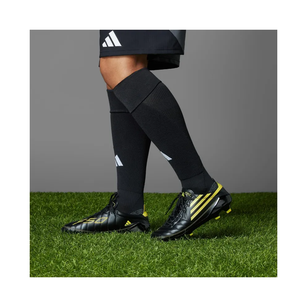 adidas F50 Elite Leather 2010 FG Remake Pack Black Yellow (IH0946)