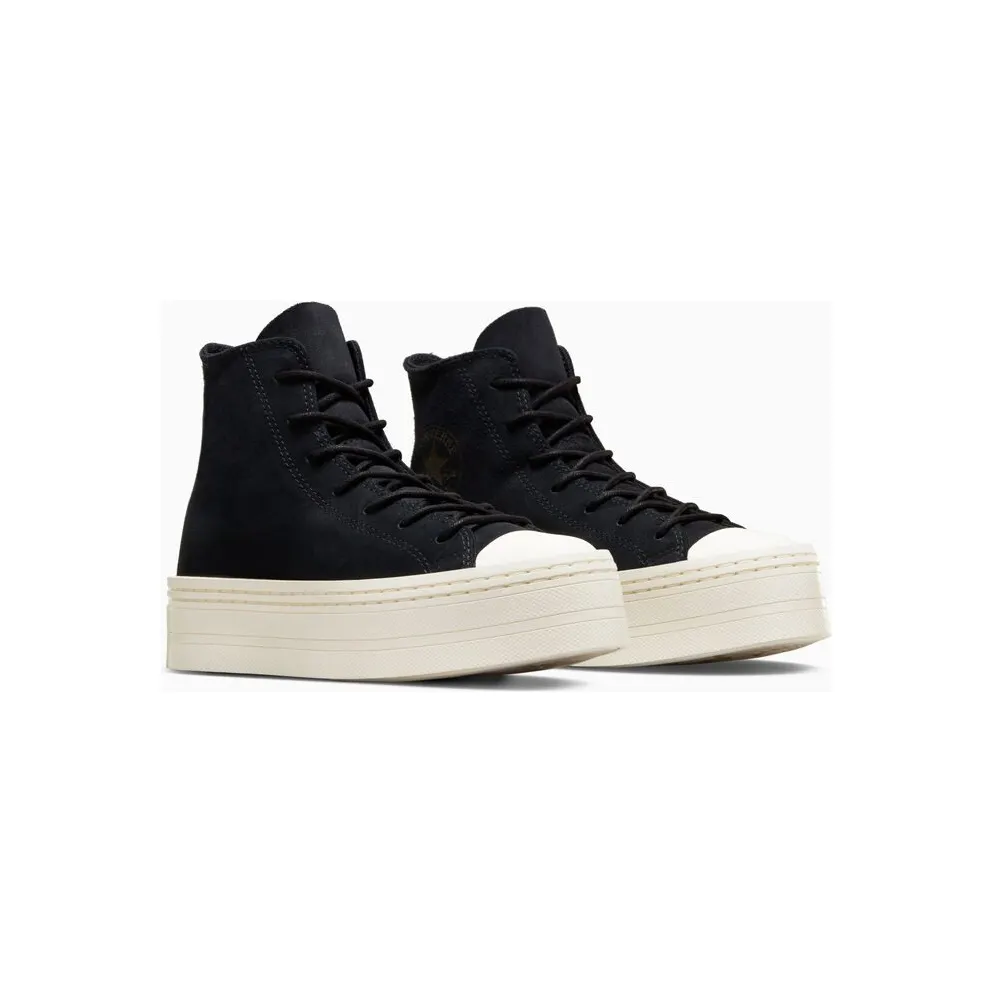 Converse Chuck Taylor All Star Modern Lift Platform Mono Suede Black/black/egret