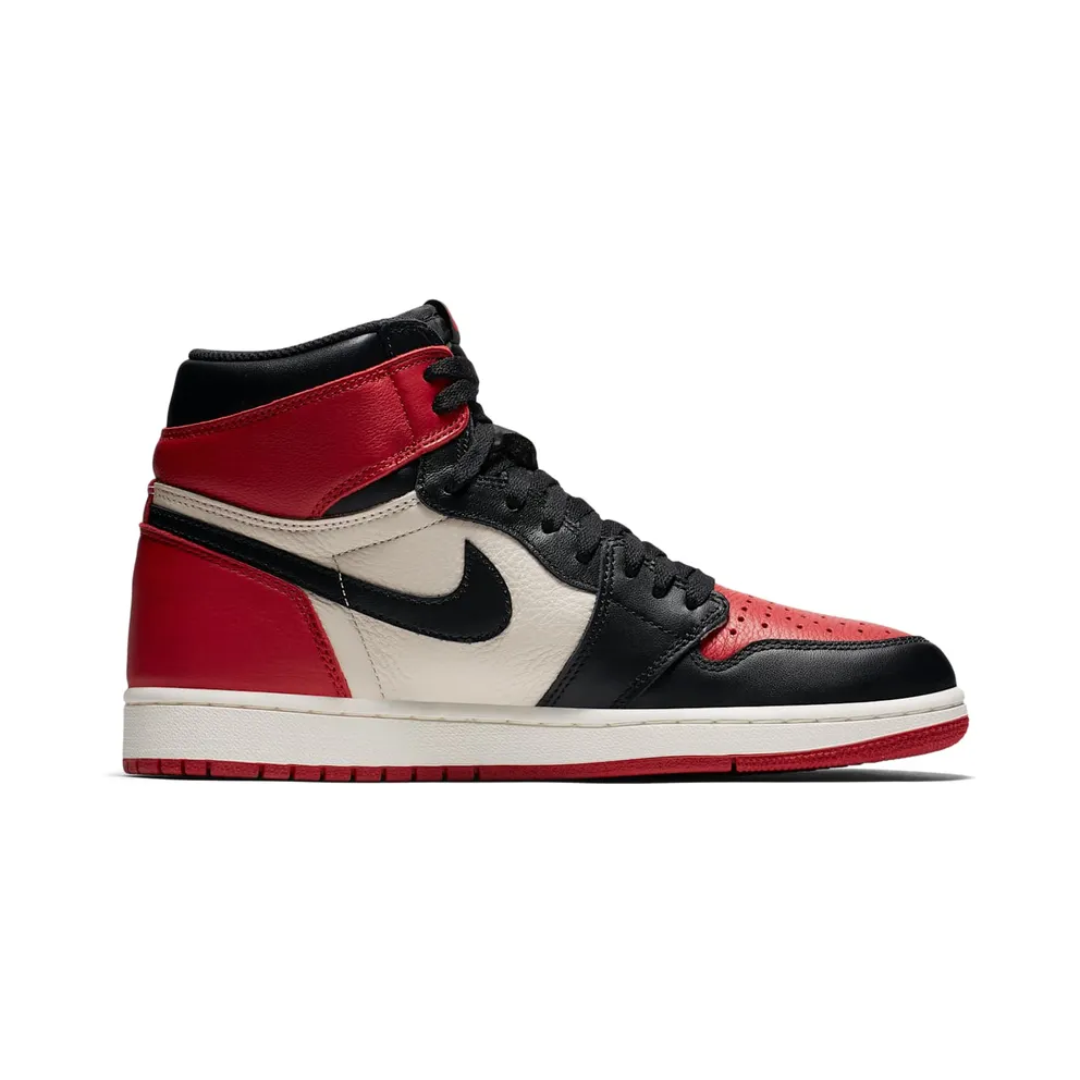 Air Jordan Nike AJ I 1 Retro High Bred Toe (2018) (555088-610)