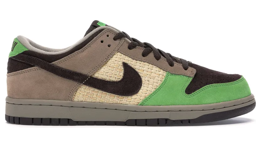 Nike Kickshawaii x Dunk Low ‘Aloha’ Khaki/Baroque Brown-Mean Green (310661-221)