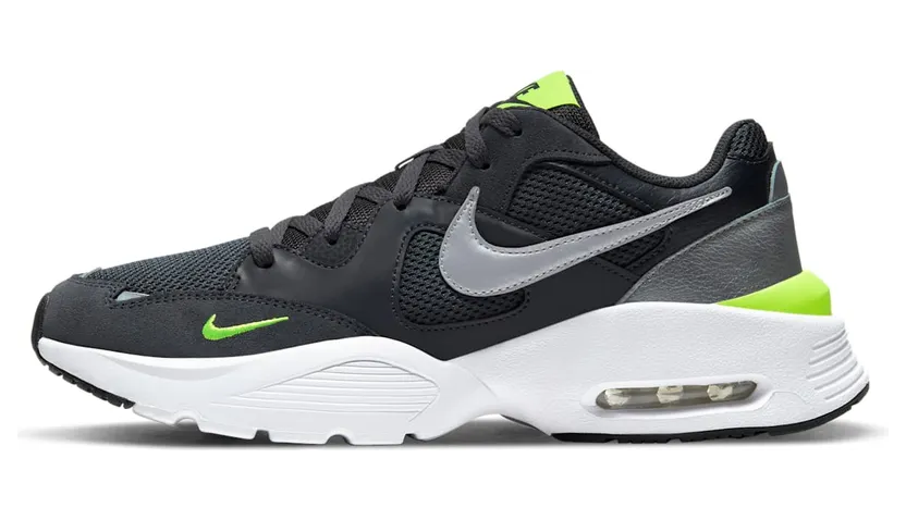 Nike Air Max Fusion Black Green “Anthracite / Volt / White / Metallic Silver” (CJ1670-006)