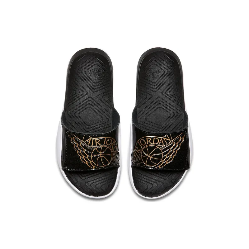 Jordan Hydro 7 Black Metallic Gold White (GS) Black/Metallic Gold-White (AA2516-021)