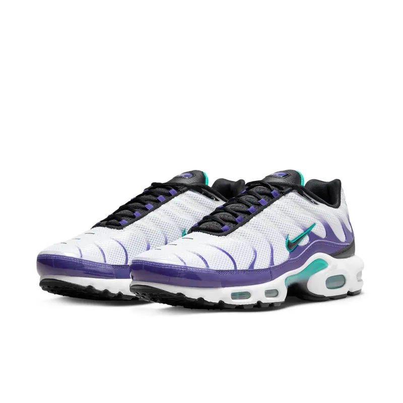 Nike TN Air Max Plus Grape – “White / Black / Grape Ice / New Emerald” (DM0032-100)