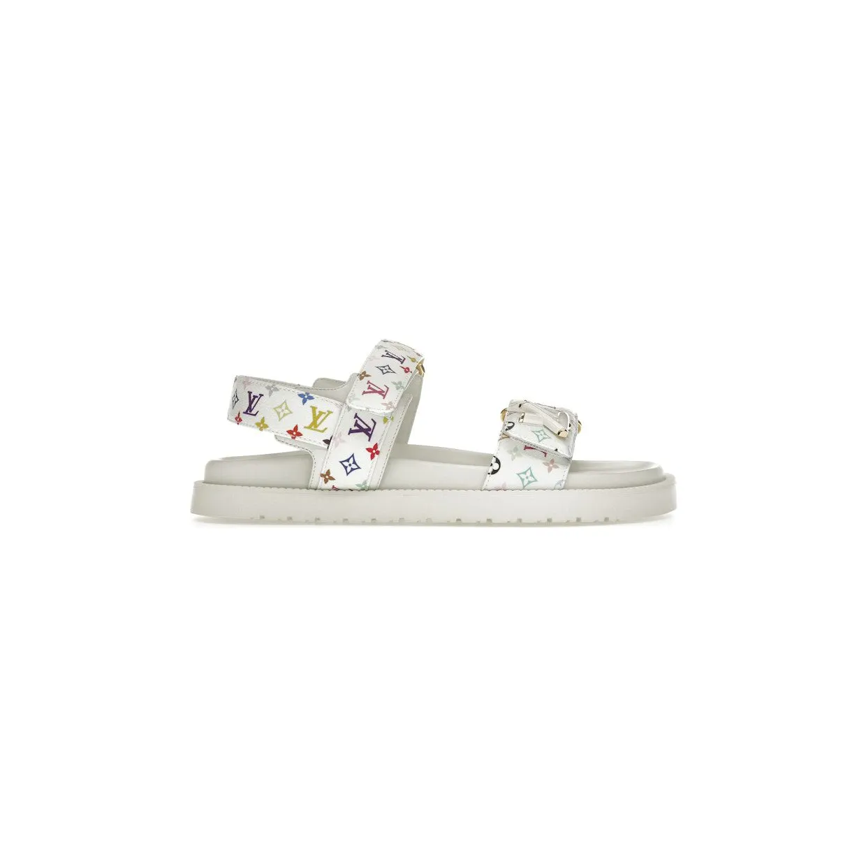 Louis Vuitton LV Sunset Flat Comfort Sandal Takashi Murakami White (1AGXEQ)
