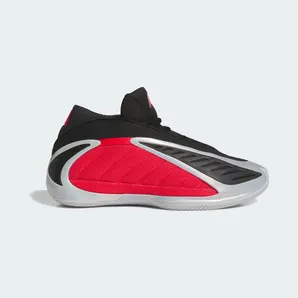 adidas Anthony Edwards 2 “Silver Metallic / Pure Ruby / Core Black” (JQ9497)