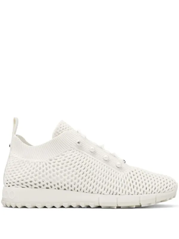 Jimmy Choo Veles sneakers verfraaid with parel – White (VELESPBT)