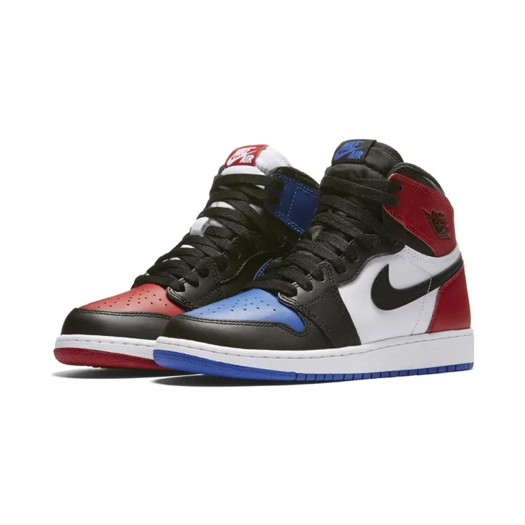 Air Jordan 1 Retro High OG Top 3 GS “Black / White / Varsity Royal” (575441-026)