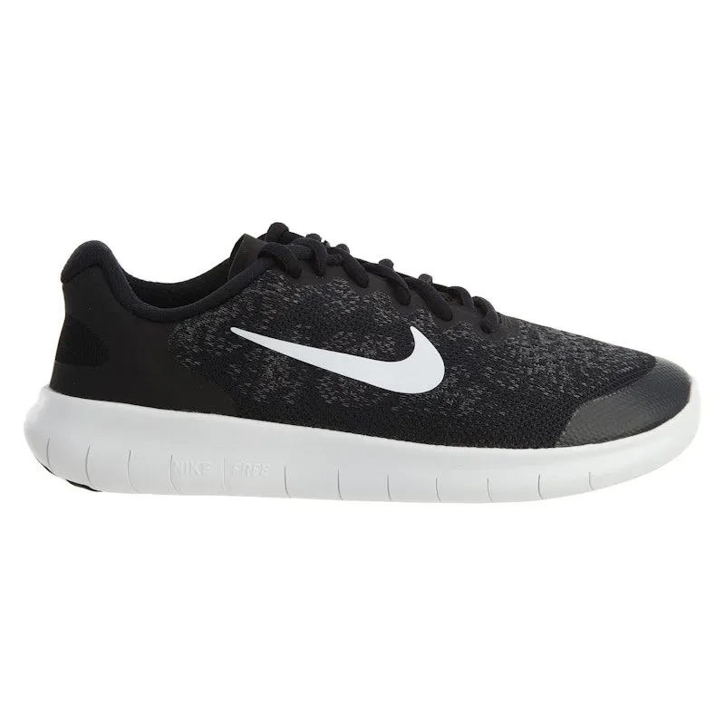 Nike Free Rn 2017 Black White Dark Grey (904255-002)