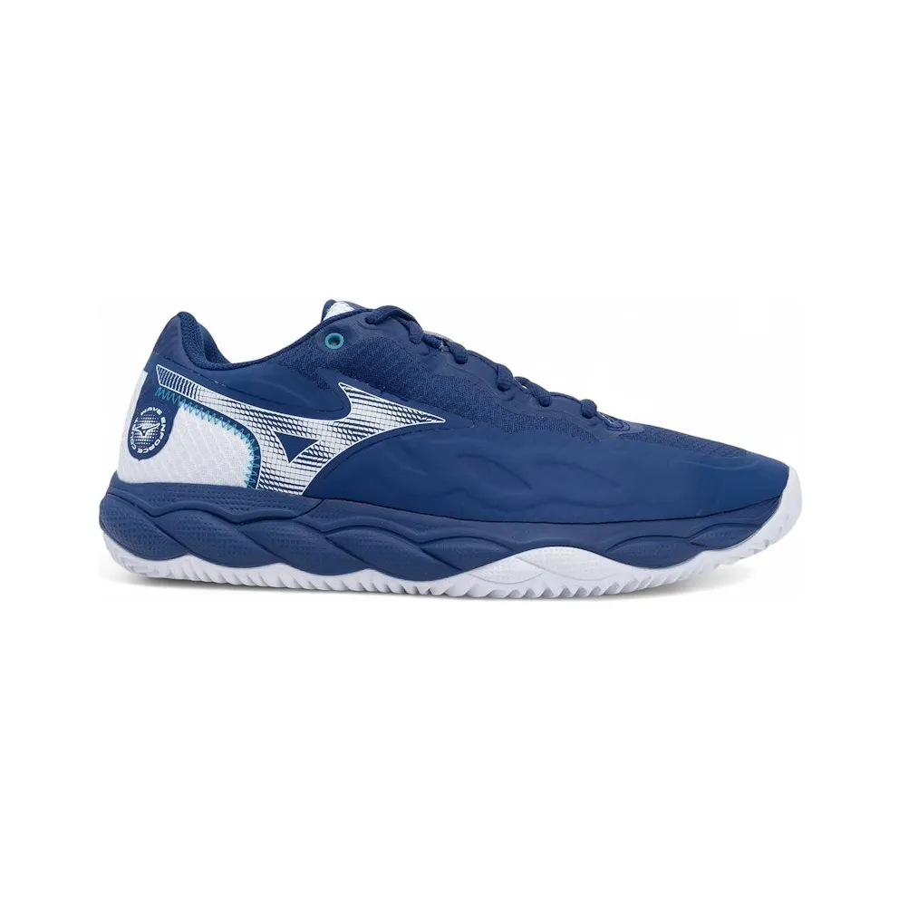 Mizuno Wave Enforce Court CC Bellwether Blue White Fjord Blue (61GC243515)
