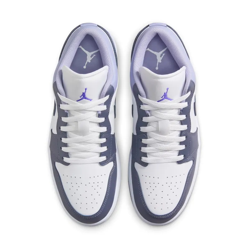 Jordan 1 Low “White Indigo Haze” (553558-145)