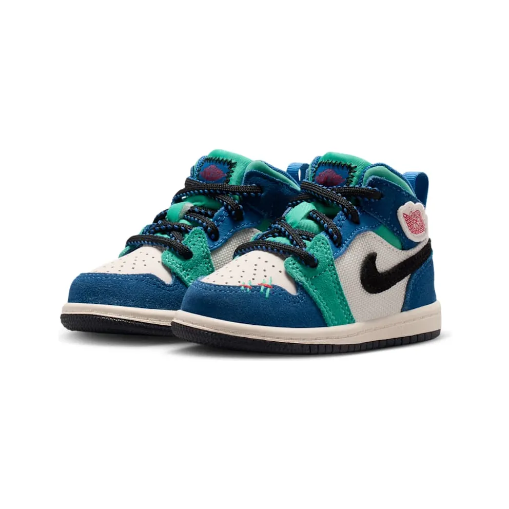 Air Jordan 1 Chalk/True Blue/Kinetic Green/University Red (IO2055-100)