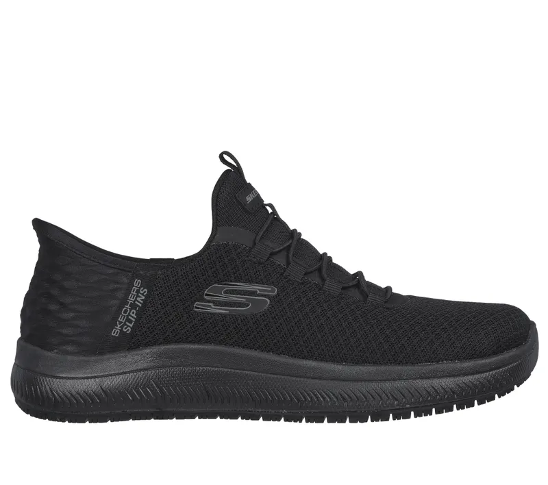 Skechers Slip-ins Work: Summits SR – Enslee – Black – “Black” (108144EC BBK)