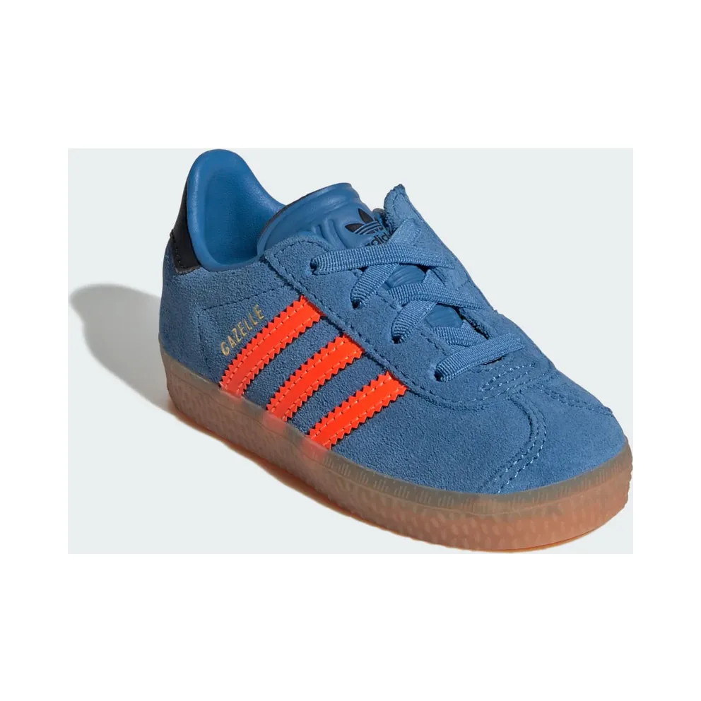 Adidas Gazelle Comfort Closure with Elastische Veters Kids Focus Blue / Solar Orange / Core Black (JP7134)