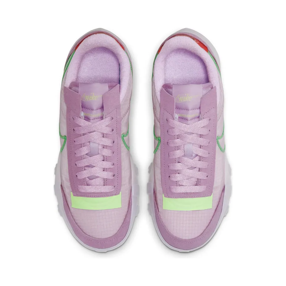 Nike Waffle Racer 2X Light Arctic Pink (W) Light Arctic Pink/Grey Fog/Barely Volt (CK6647-601)