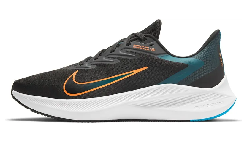 Nike Air Zoom Winflo 7 Black Atomic Orange (CJ0291-013)
