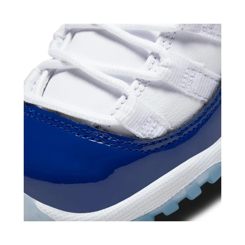 Jordan 11 Retro Low White Concord (TD) White/Black-Concord (645107-100)