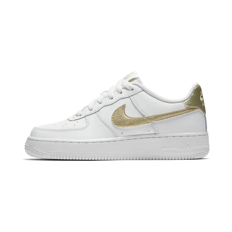 Nike Air Force 1 Low “Summit White / Metallic Gold Star” (314219-127)