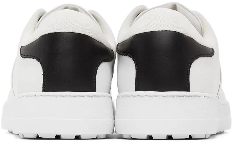 Salvatore Ferragamo White & Black Gancini (754101 020832002)