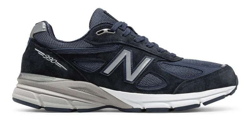 New Balance 990v4 Kith Navy Navy/White (M990NV4)