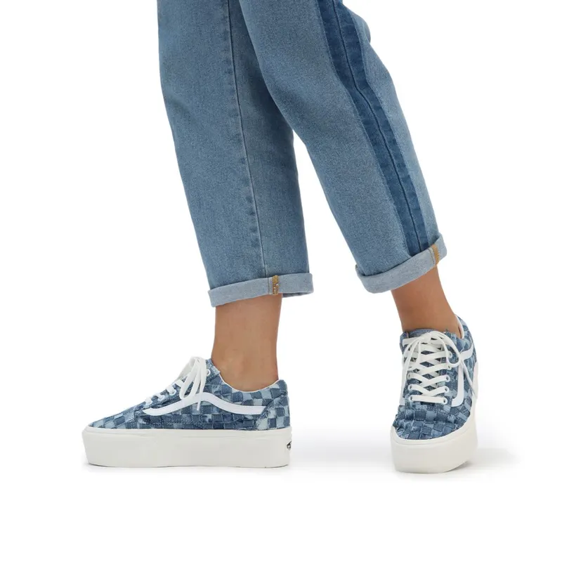VANS Geweven Old Skool Stackform Shoes Blue (VN0A7Q5MB6A)