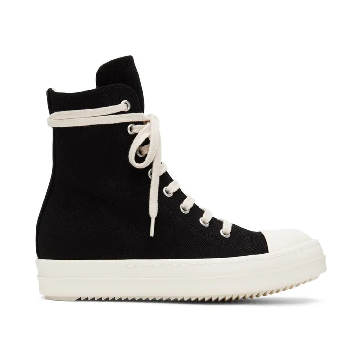 Rick Owens Drkshdw Off-White Denim Sneakers (DS02B4800 DQ)