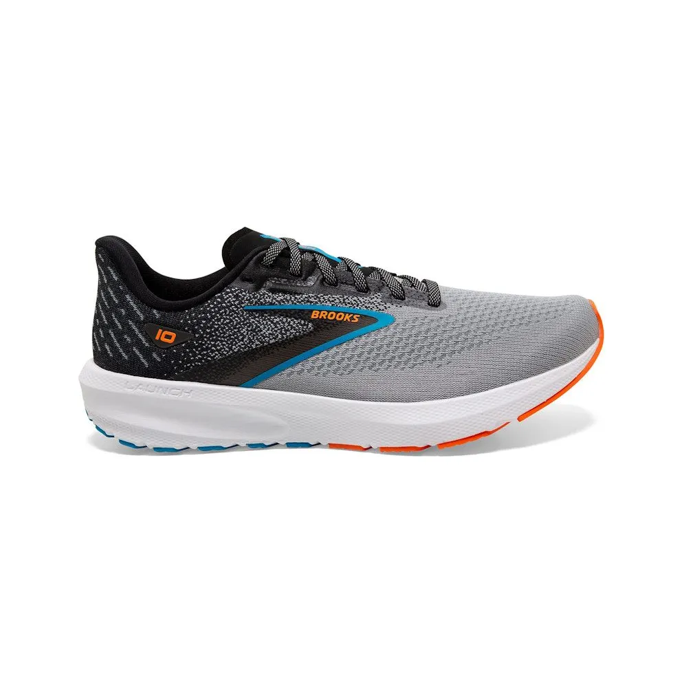 Brooks Launch 10 Black Grey Orange Clown Fish (110409-1D-019)
