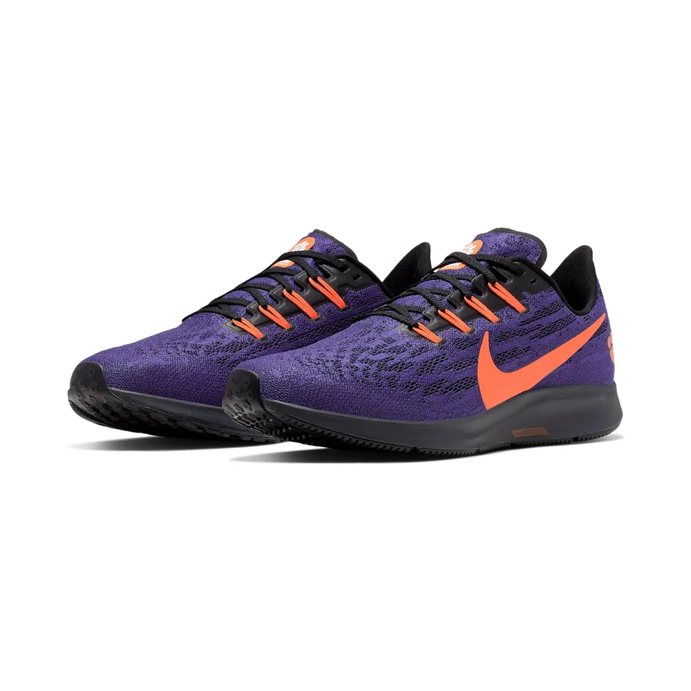 Nike Air Zoom Pegasus 36 Clemson New Orchid/Black-University Orange (CI2064-500)